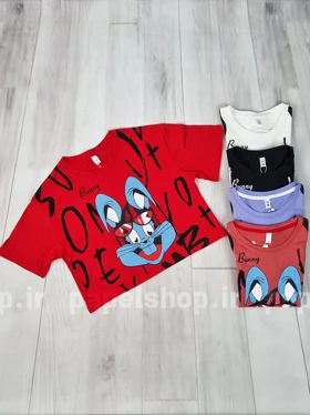 کراپ یقه گرد طرح بانی خرگوشه