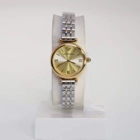 ساعت مچی زنانه امپریو آرمانی Emporio Armani 303 تمام استیل با قفل پروانه ای