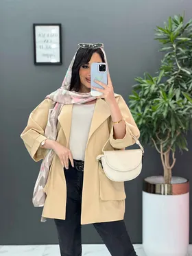 مانتو مازراتی پانچ جیب پاکتی