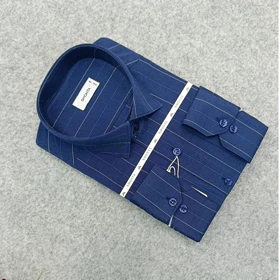 پیراهن استین بلند مردانه ( قواره کلاسیک-قواره معمولی )- پیراهن مجلسی طرحدار مردانه