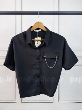 شومیز کراپ زنجیردار پشت کش