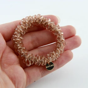 کش مو دخترانه مدل کریستالی (قهوه‌ای)