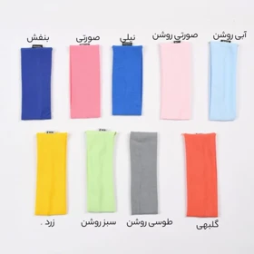 هد بند رنگی دخترانه کد 190