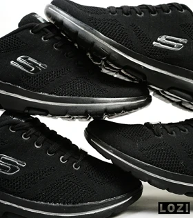 کفش کتانی طبی ورزشی مشکی SKECHERS ULTRA GO