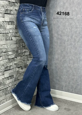 شلوار جین بوتکات دمپاریش سرمه ای 42168