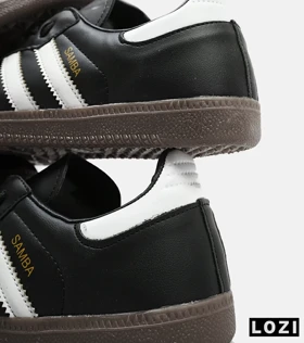 کفش کتانی مردانه و زنانه مشکی قهوه ای ADIDAS Samba