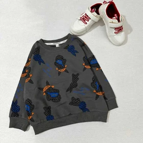 بلوز بچه گانه طرح خرگوشی شطرنجی خارجی