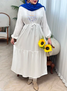 پیراهن نخی رامانا 3099