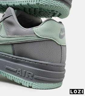 کفش کتانی بزرگ پا طوسی سبز نایک NIKE AIR FORCE