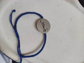 دستبند صبر استیل (آبی)