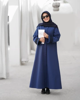 مانتو عبایی ژاکارد