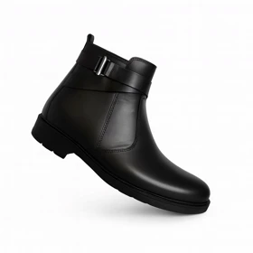 نیم بوت مردانه چرم یلسان مدل کارانوس کد 567-GN