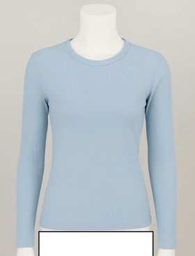 بلوز آستین بلند یقه گرد