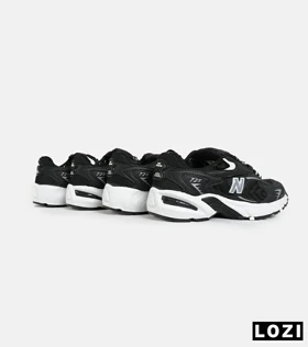 کفش کتانی مردانه و زنانه مشکی سفید NEW BALANCE 725