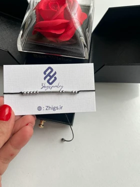 دستبند کد مورس استیل