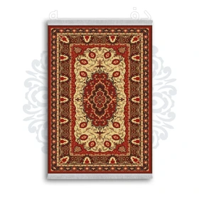 *جدید* فرشینه از جنس پارچه شانل مخمل ترک طرح فانتزی برند دفه کد 138