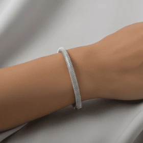 دستبند زنانه بنگل مدل سیمی