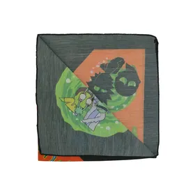 روسری کوتاه بیبی اسکارف دخترانه طرح فانتزی جدید (68×68 سانتیمتر)