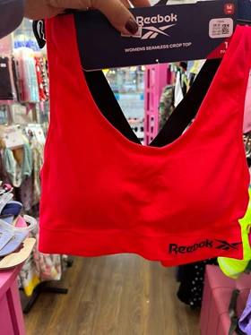 نیم‌تنه ورزشی زنانه ریبوک REEBOK پشت ضربدری اورجینال
