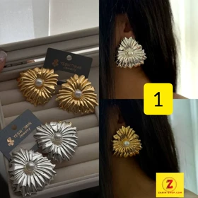 گوشواره فانتزی زنانه بزرگ دفرمه