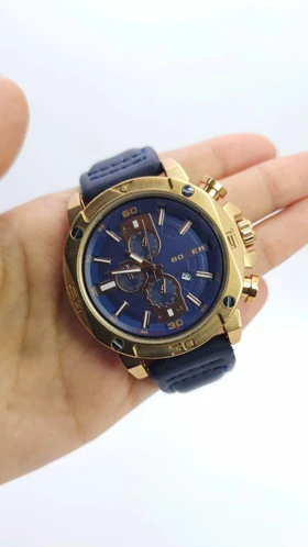 ساعت مچی مردانه بوکسر BOXER 043G تاریخ دار و بند چرم