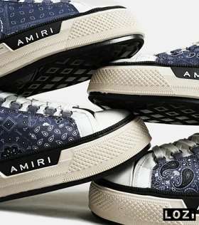 کفش اسنیکرزآبی سفید Amiri Vintage