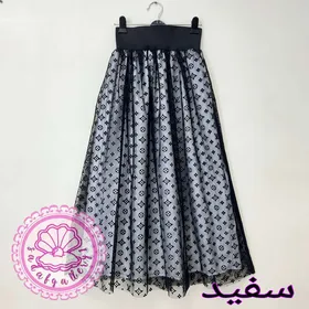 دامن زنانه گیپور لویی ویتون بلند در رنگبندی متنوع