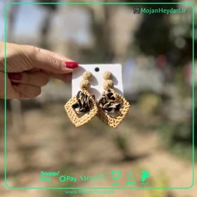 گوشواره حصیری بهار و تابستان کد gh176