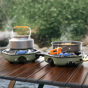 اجاق گاز کمپینگ تاشو دو شعله GREEN LION Twin Flame Foldable