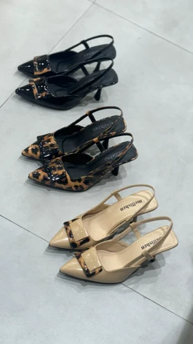 643 - پاشنه گل مربع 643