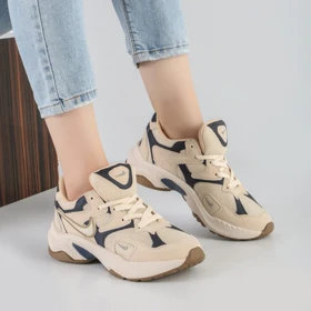 کفش و کتانی زنانه مدل نایک NIKE رنگ کرم