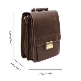 کیف رودوشی چرمی مدل LB562-O سایز خیلی بزرگ