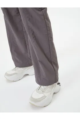 شلوار باری راست جیب کمر الاستیک معمولی 4SAL40040IW
