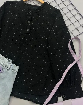 شومیز جلو دکمه(50)کد3539