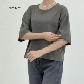 تیشرت زنانه باکسی GG