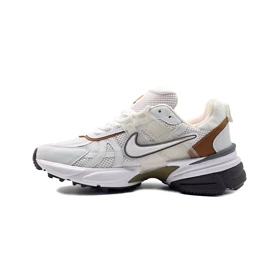 کفش و کتانی زنانه و دخترانه مدل نایک کوشلون NIKE V2K رنگ سفید نباتی
