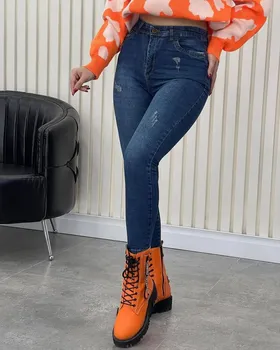 شلوار جین جذب سوپرکش ترک قد 90 و 95 و 100