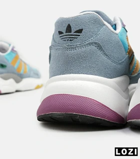 کفش کتانی مردانه آبی فیلی زرد ADIDAS torsion