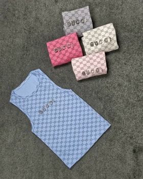 کراپ دخترانه گوچی (آبی)