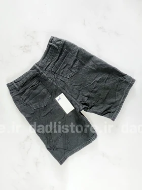 شورتک کوتاه جین مشکی ساده