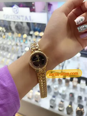 ساعت ورساچ زنانه طلایی