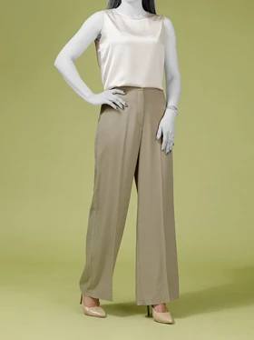 شلوار زنانه ویسکوزاز بالا گشاد 10105