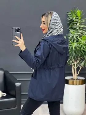 بارانی کمر گت چهار جیب