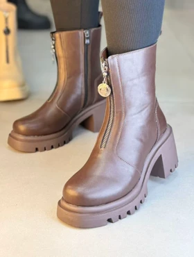 404 - نیم بوت جلو زیپی 404