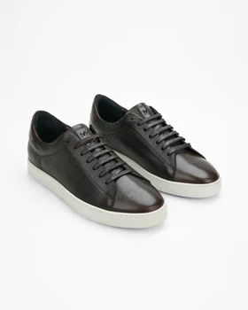 کفش چرم اسنیکرز کد 80027