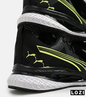 کفش کتانی ورزشی مردانه و زنانه مشکی سبز PUMA