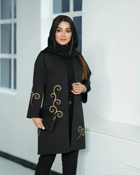 مانتو زنانه نگین‌دار ماهدخت کد 2964