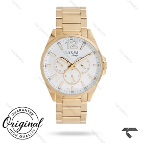ساعت لاکسمی اورجینال 8189-5 مردانه طلایی Laxmi-9367-G