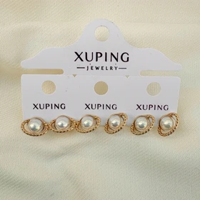 گوشواره ماه کهکشانی مرواریدی ژوپینگ