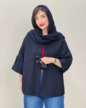 شومیز آستین پاکتی لینن